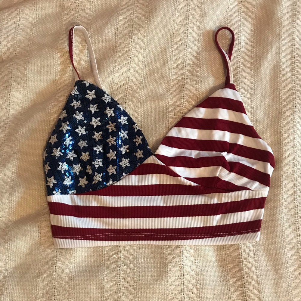 Fashion Nova crop top - Fourth of July 🇺🇸